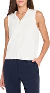 Tahari ASL Zip-Up Hooded Sweater Vest