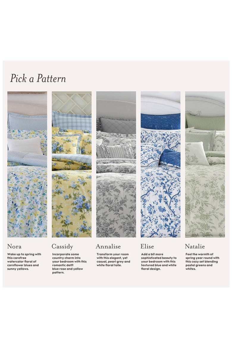 Cassidy Cotton 7-Piece Duvet Set, Alternate, color, SOFT YELLOW