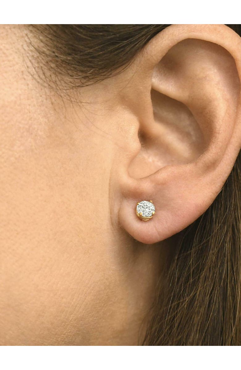 Bliss Diamond 1 1/4Carat (ctw) Diamond Studs in 14k or Gold Lab Grown, Alternate, color, 14K Yellow Gold