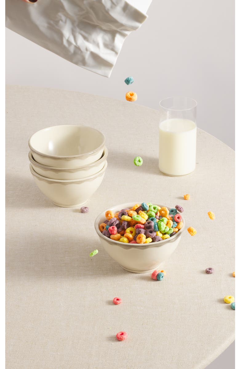 Maison Madison Home Cereal Bowl Set of 4, Alternate, color, Sylvia