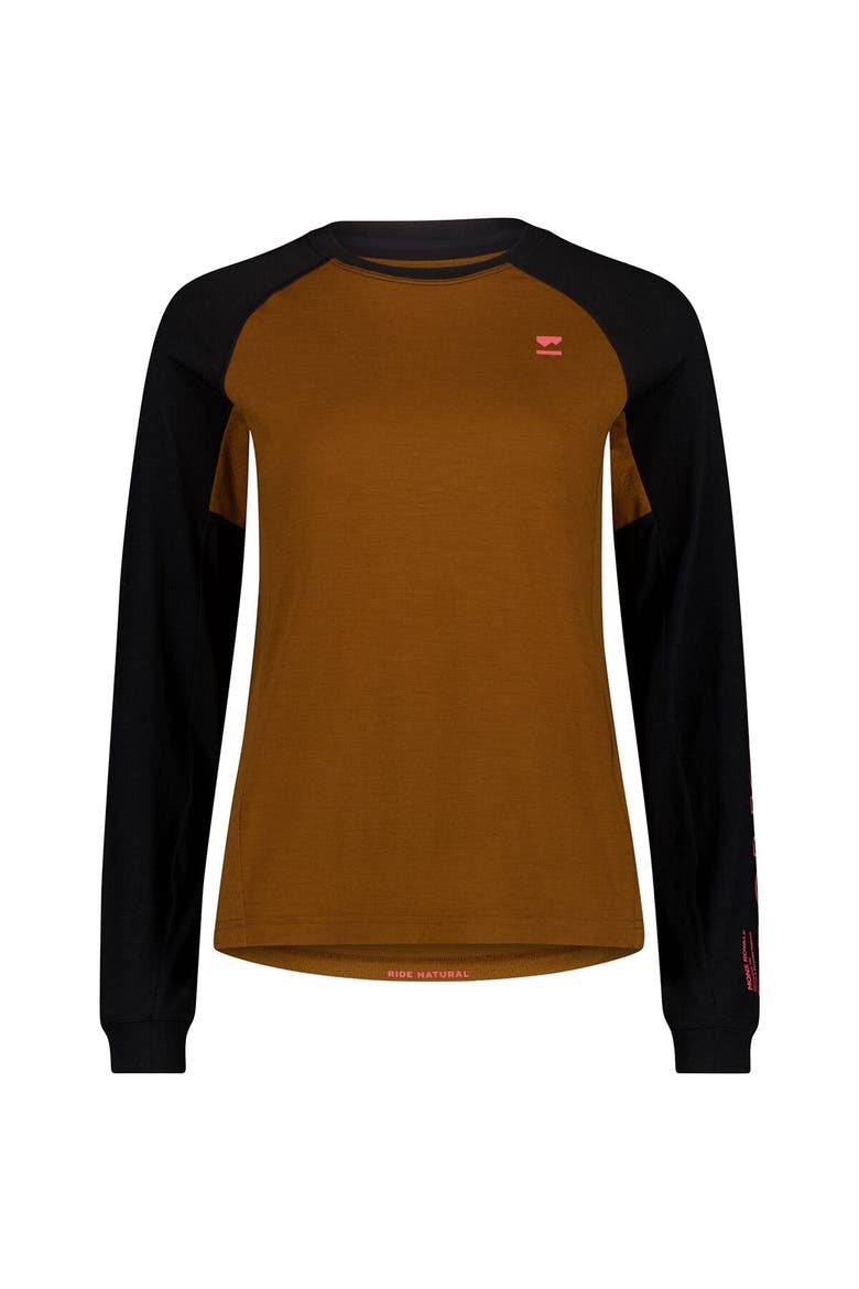 Tarn Merino Long-Sleeve Bike Jersey - Women's, Alternate, color, Caramel/Black