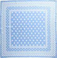 Dolce&Gabbana DG Logo Print Silk Square Scarf