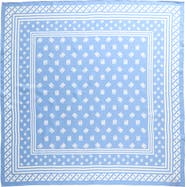 Dolce&Gabbana DG Logo Print Silk Square Scarf