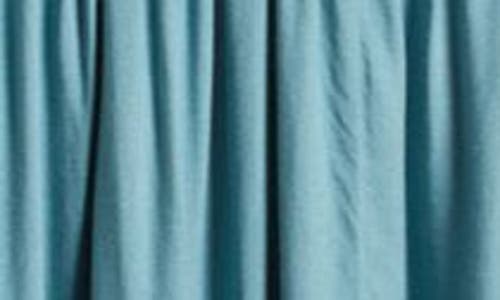 Elan Tie Front Cover-up Maxi Dress In Teal