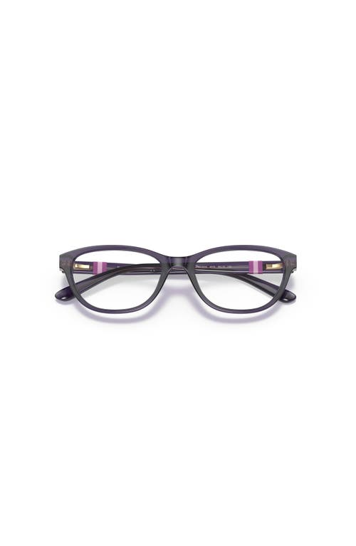 Polo Ralph Lauren 48mm Cat Eye Optical Glasses In Gray