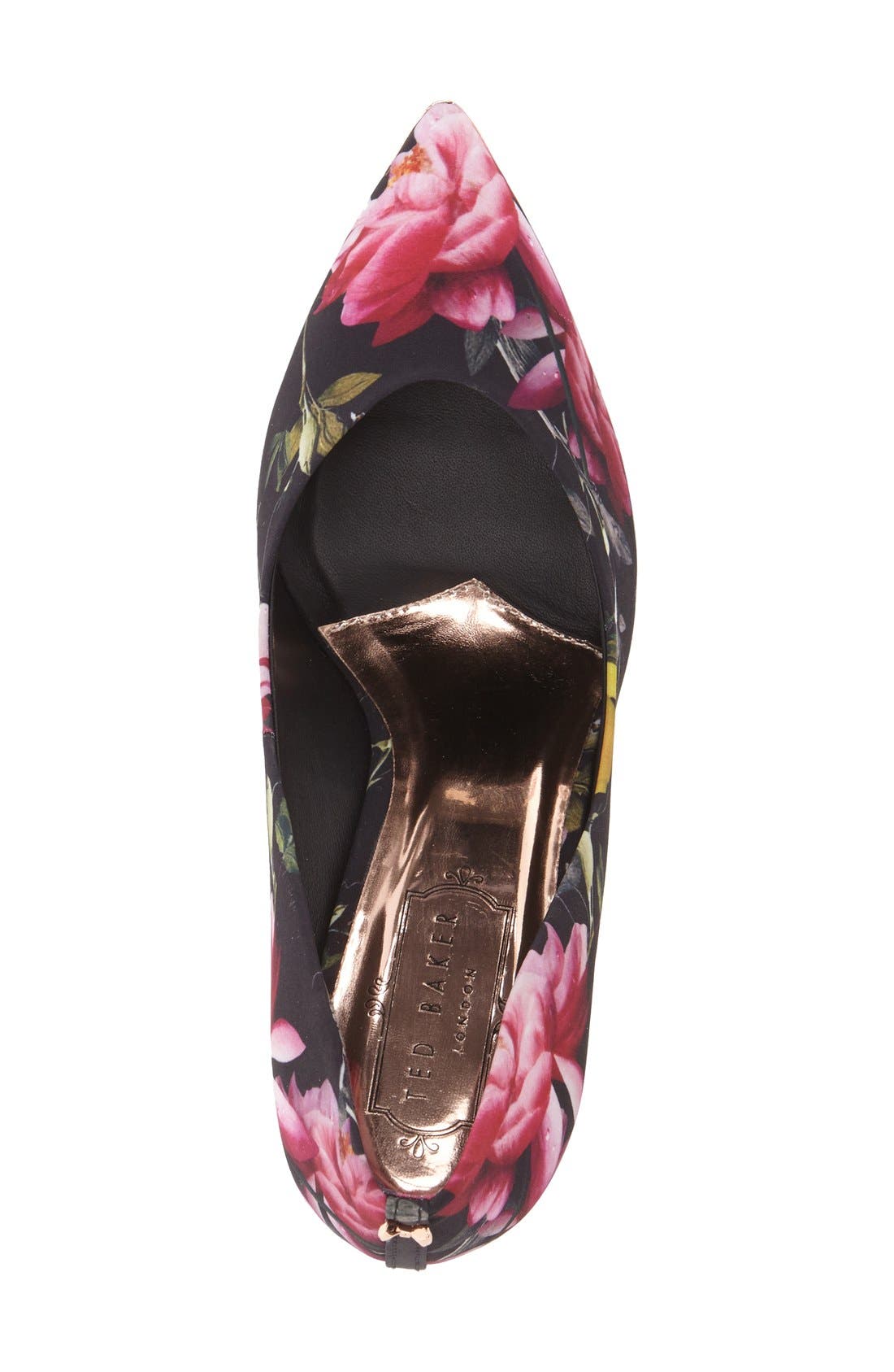 Ted Baker London 'Charmesa 2' Floral Satin Pump, Alternate, color, 