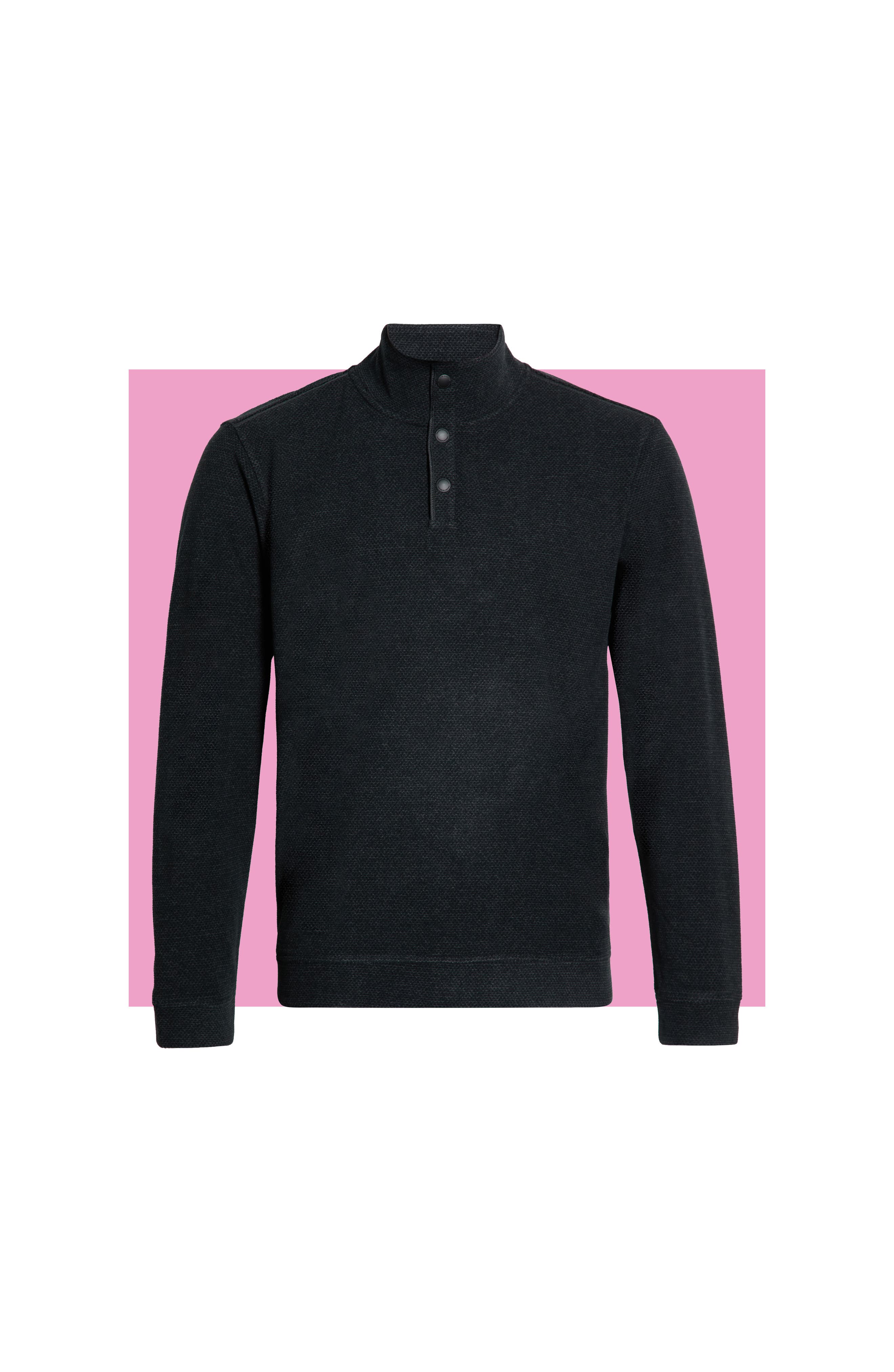 Seabridge Snap Mock Neck Sweatshirt