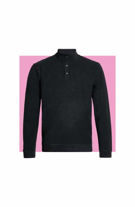 Seabridge Snap Mock Neck Sweatshirt