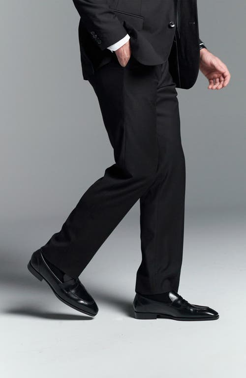 Anthony Veer Belmont Penny Loafer In Onyx Shine Black