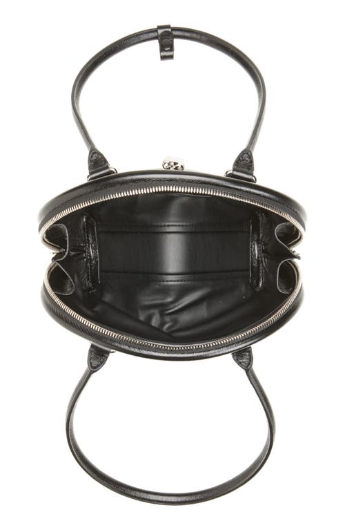 Acne Studios Small Bowlina Leather Shoulder Bag In Black