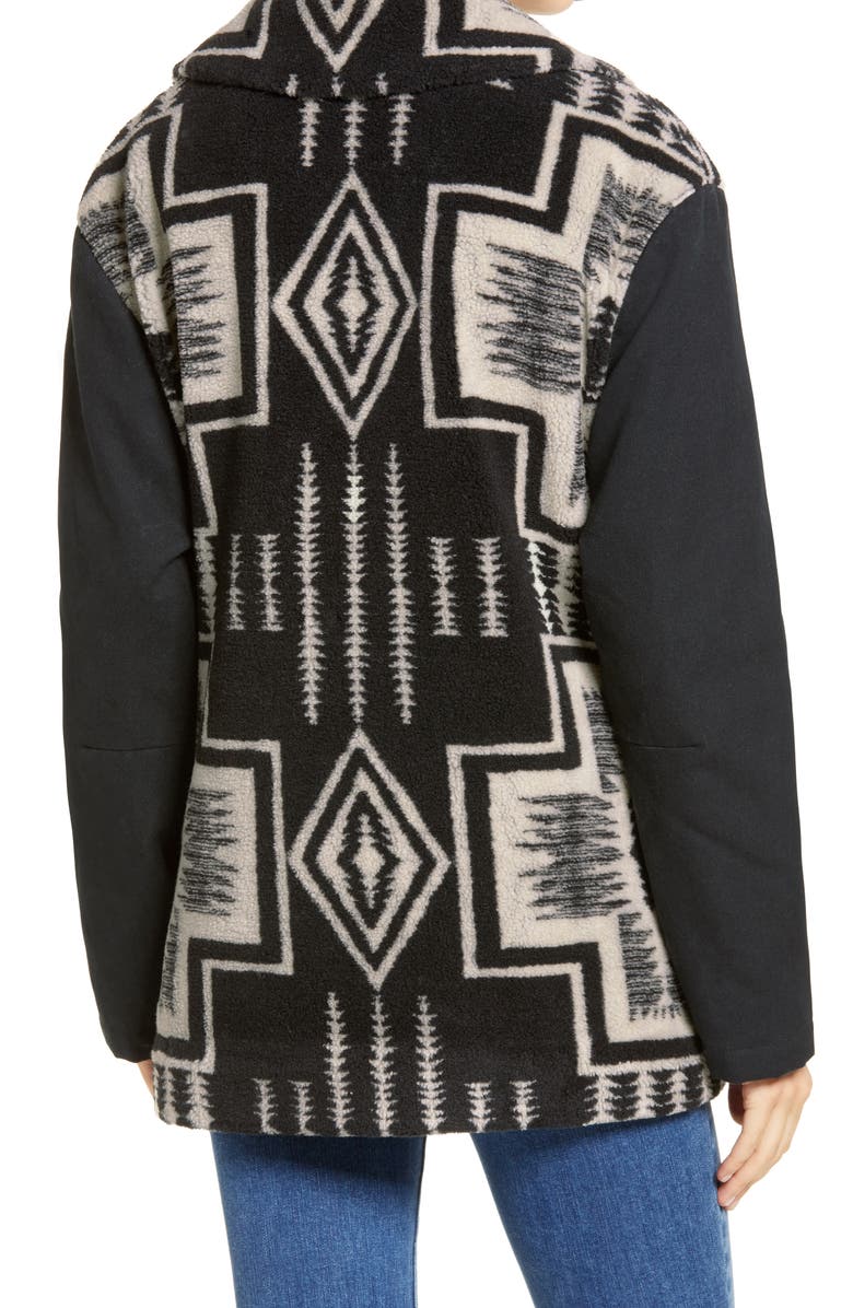 Pendleton Pueblo Mixed Media Coat, Alternate, color,