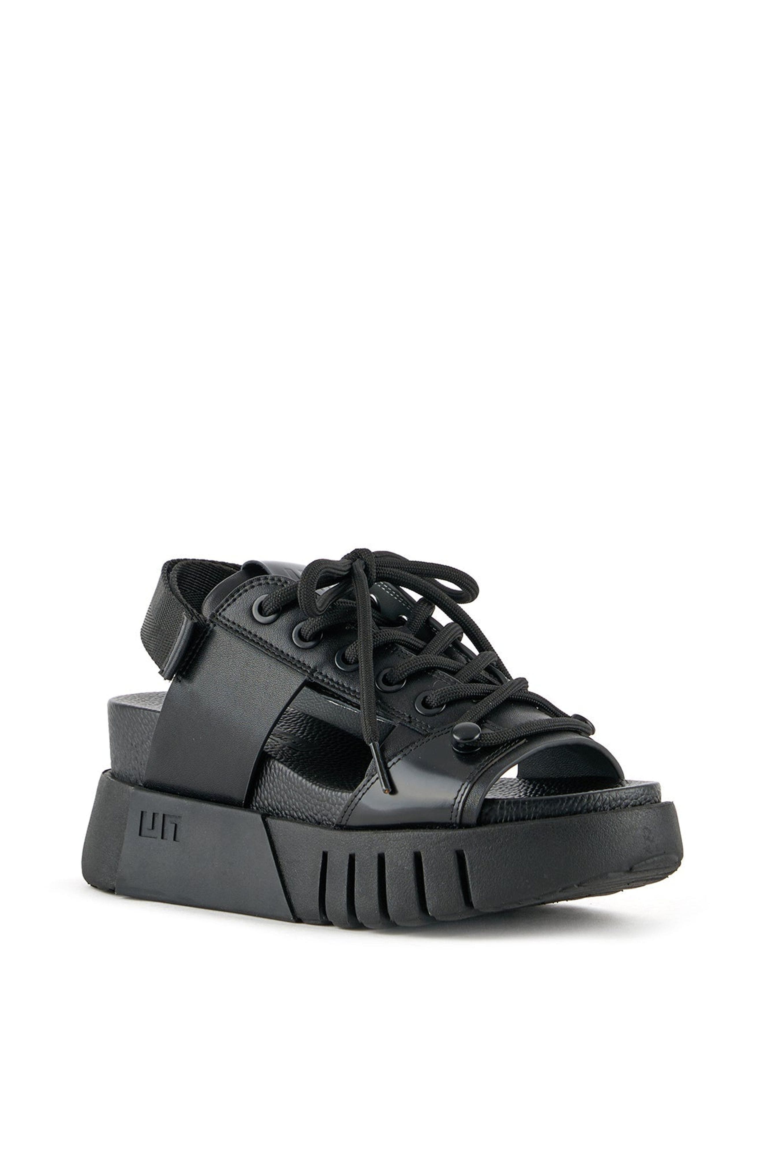 Delta Sporty Sandals, Alternate, color, Black