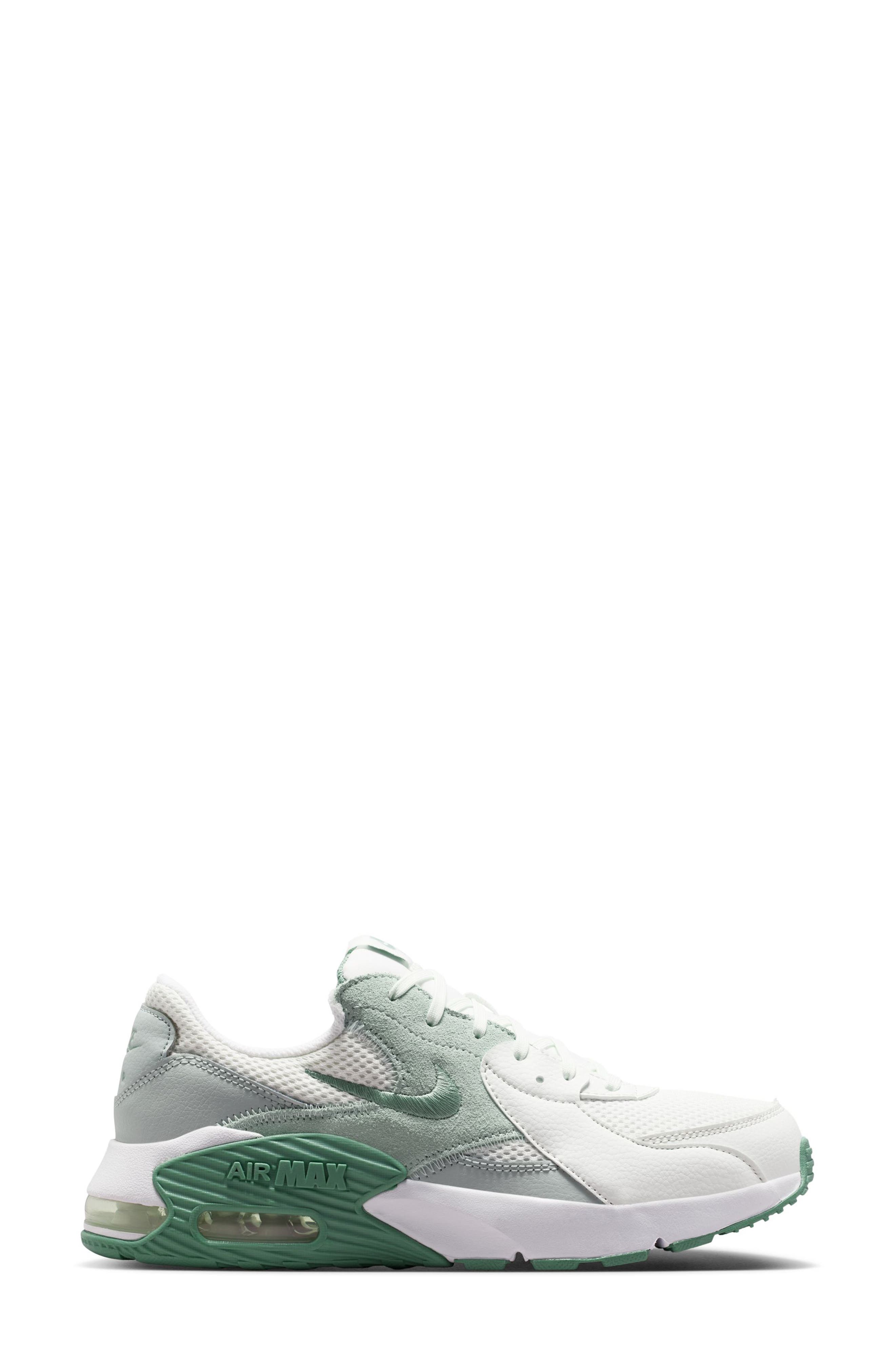 Air Max Excee Sneaker, Alternate, color, SUMMIT WHITE/ STEAM/ GREEN