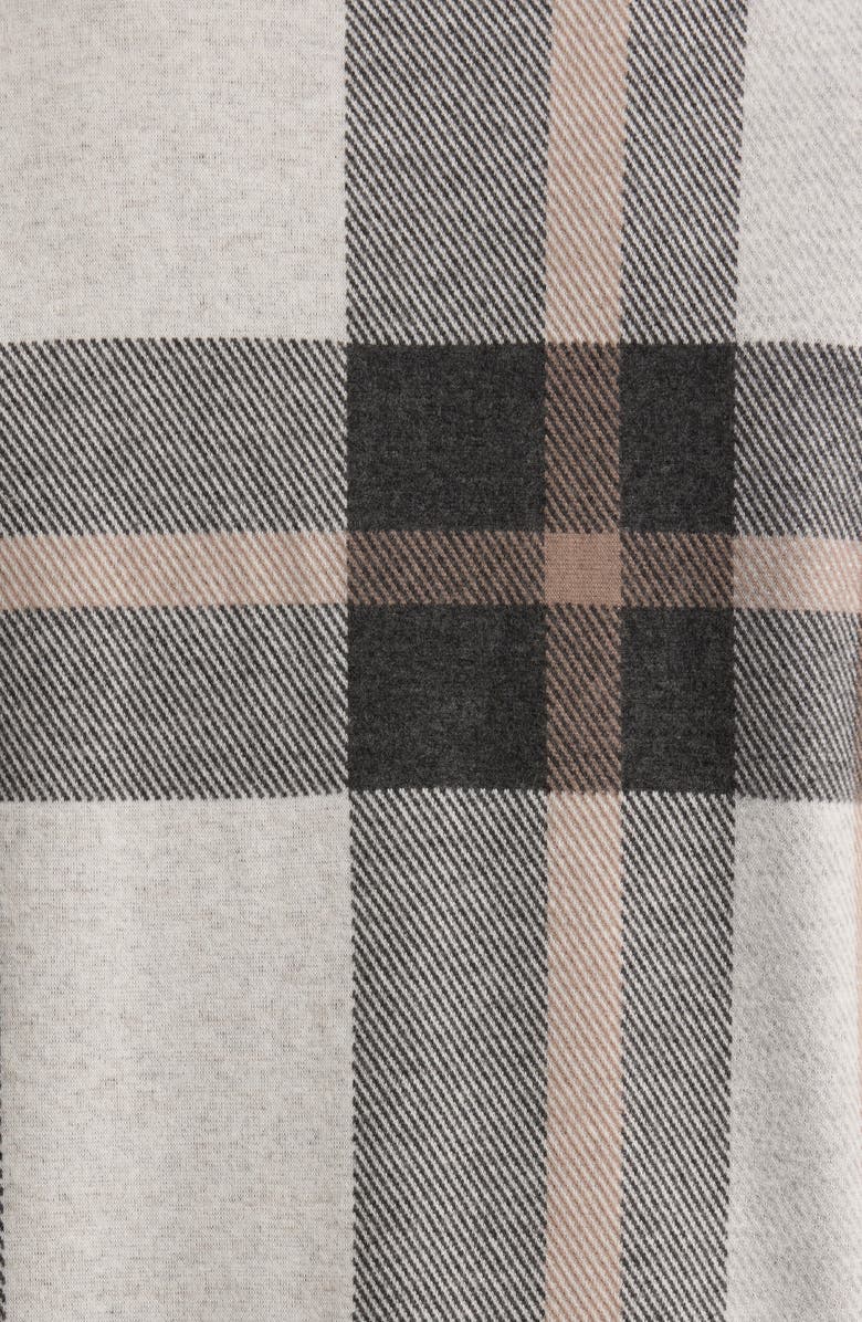 7 Diamonds Generation Plaid Stretch Flannel Button-Up Shirt, Alternate, color, Beige