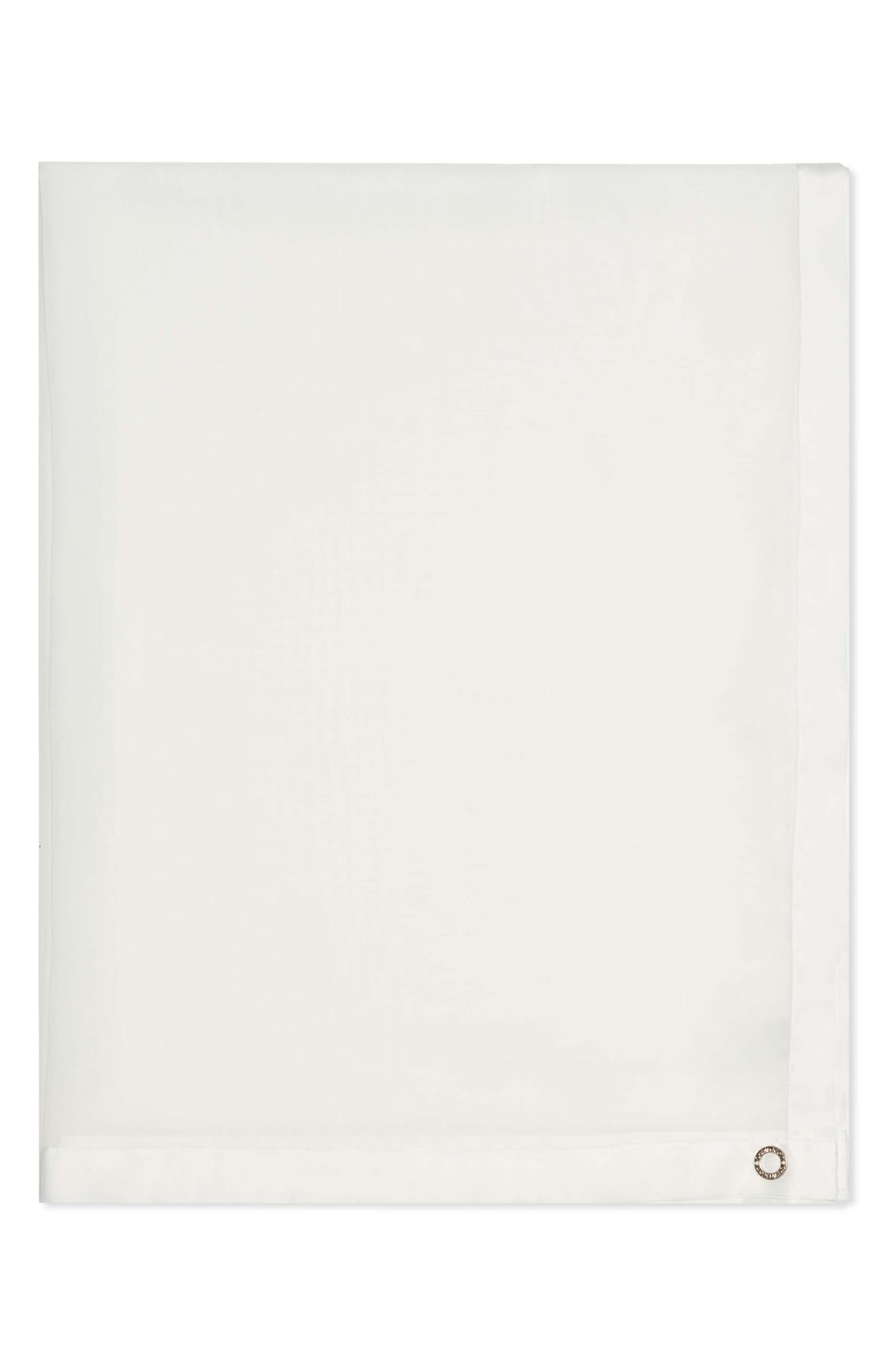 CALVIN KLEIN Satin Border Chiffon Scarf