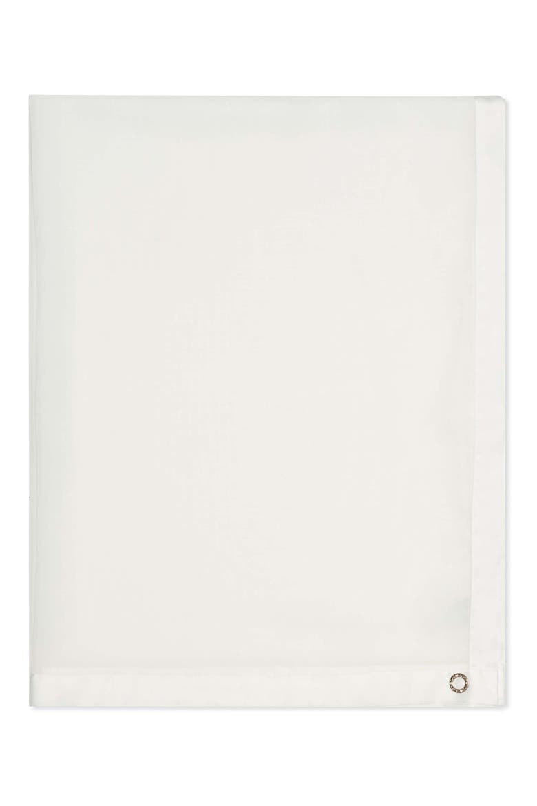 Satin Border Chiffon Scarf, Main, color, EGGSHELL