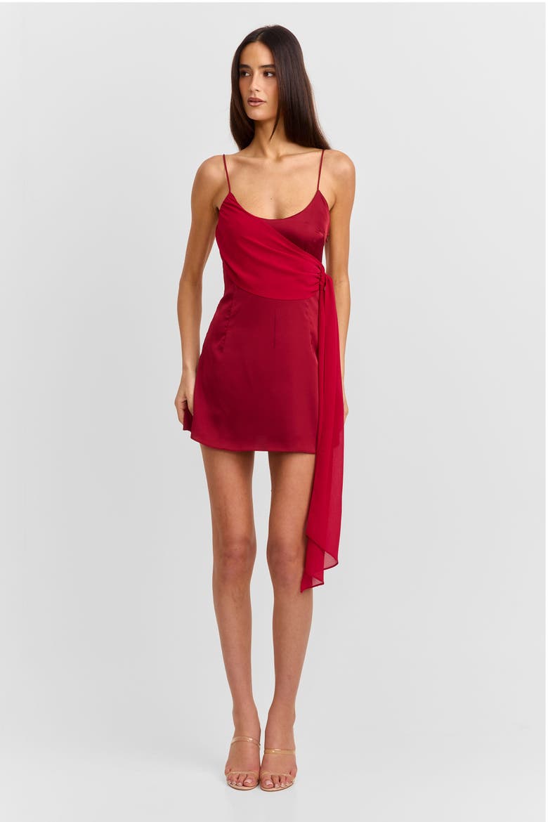 Isabella Mini Dress, Main, color, Red