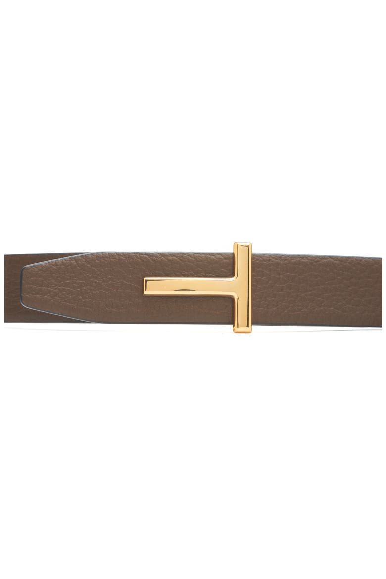 Smooth Leather Belt, Alternate, color, 3EN17 DARK KHAKI/ BLACK