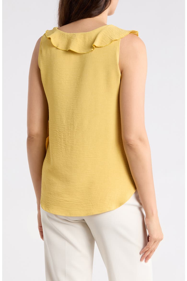 Ruffle Sleeveless Top, Alternate, color, YELLOW