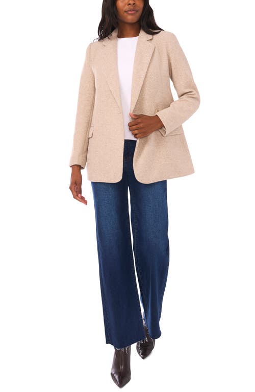 1.state One-button Herringbone Blazer In Gray