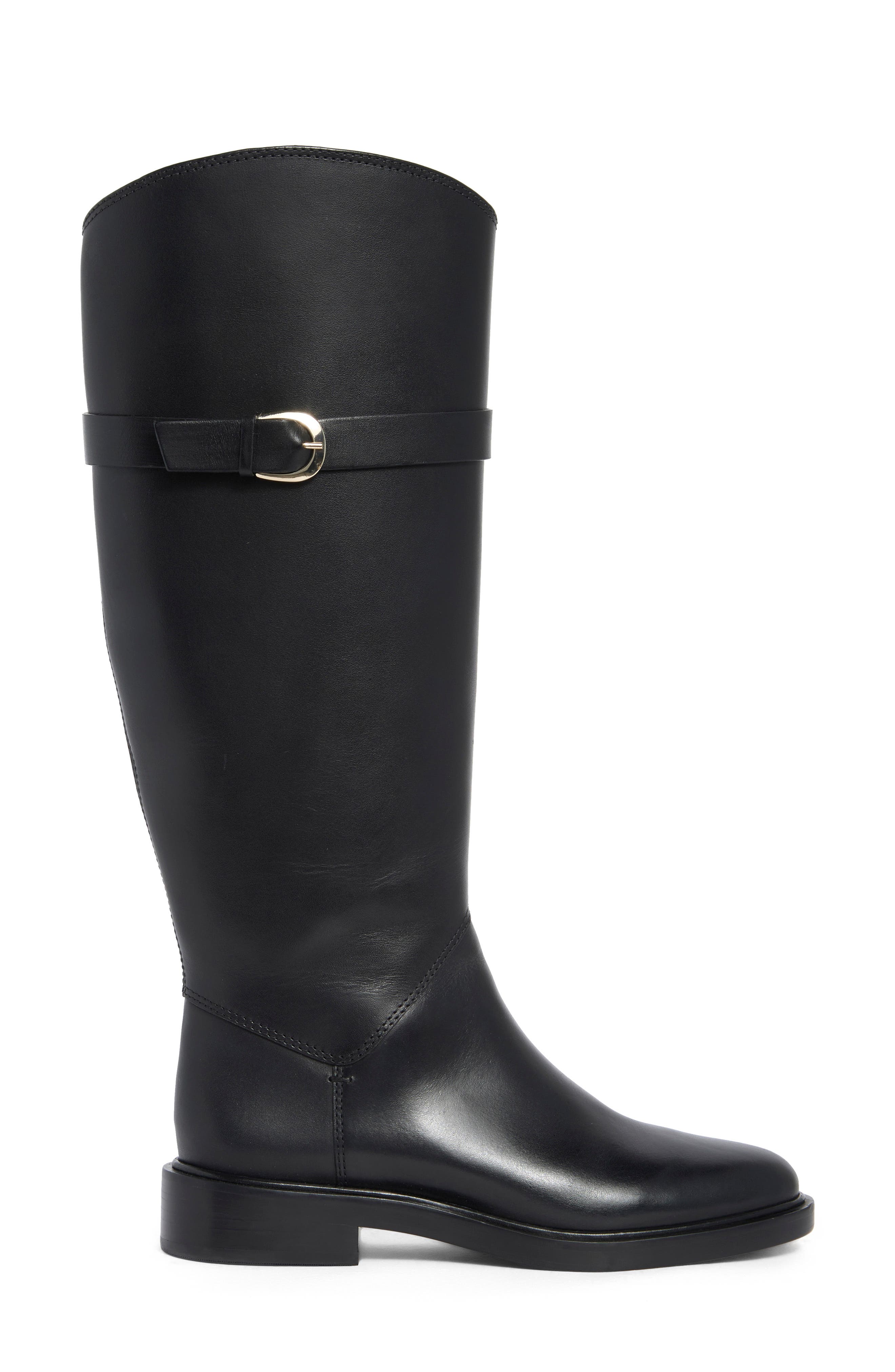Franklin Leather Knee High Boot, Alternate, color, BLACK LEATHER