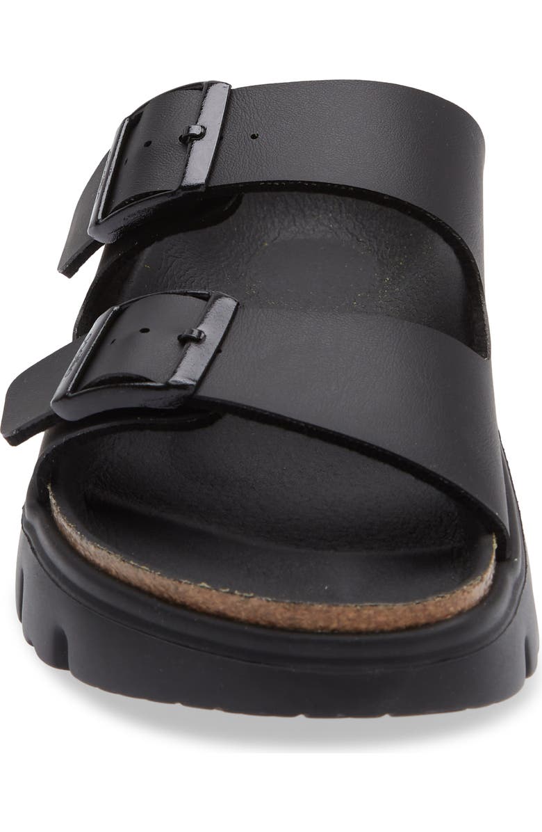 Birkenstock Papillio by Birkenstock Arizona Chunky Platform Sandal, Alternate, color, Black