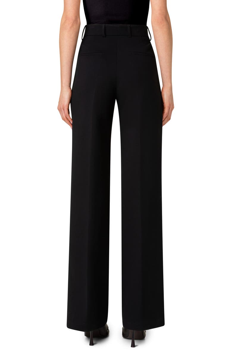 Akris punto Chiaro Jersey Straight Leg Pants, Alternate, color, 009 Black