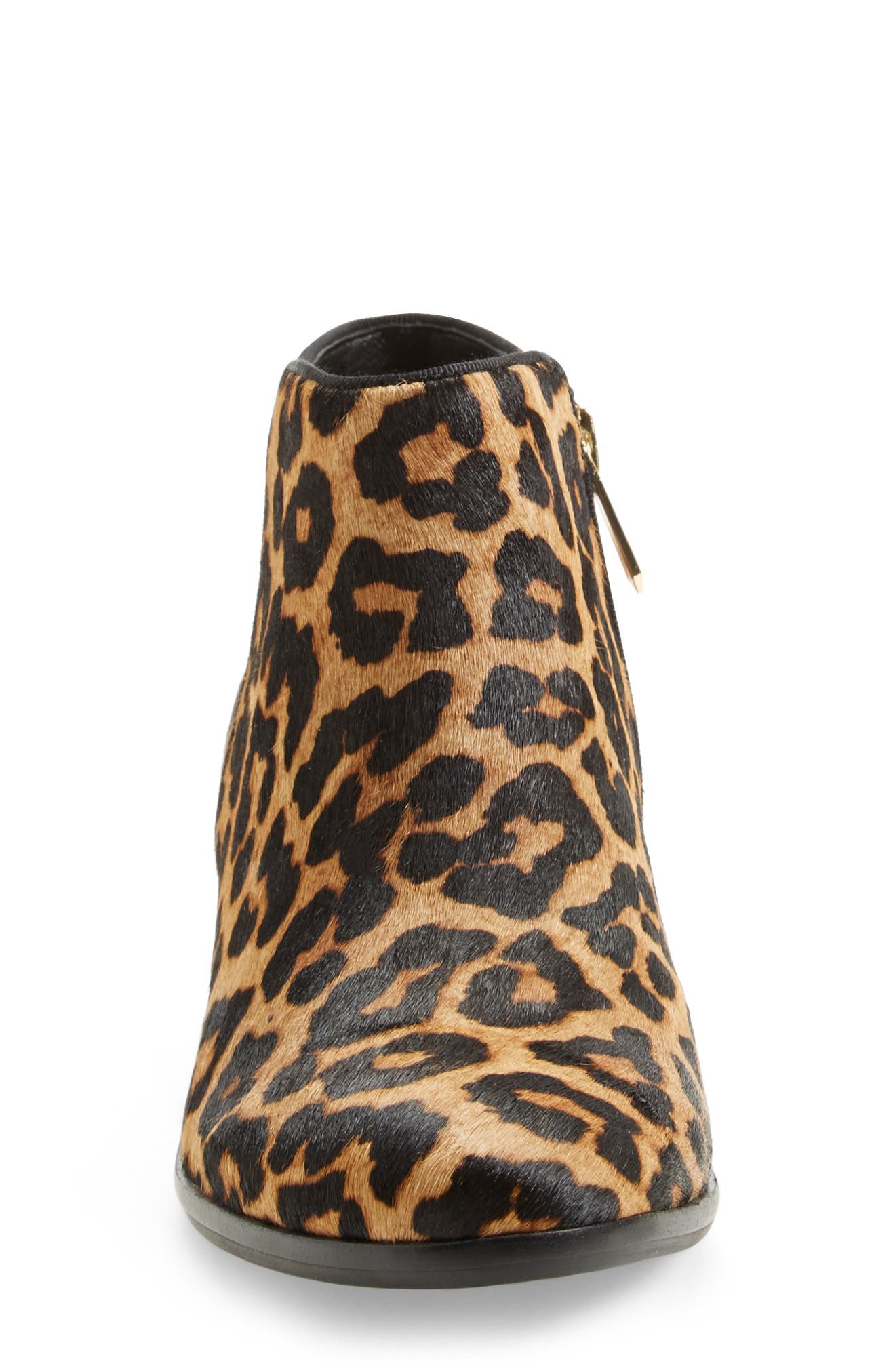 'Petty' Bootie, Alternate, color, LEOPARD CALF HAIR