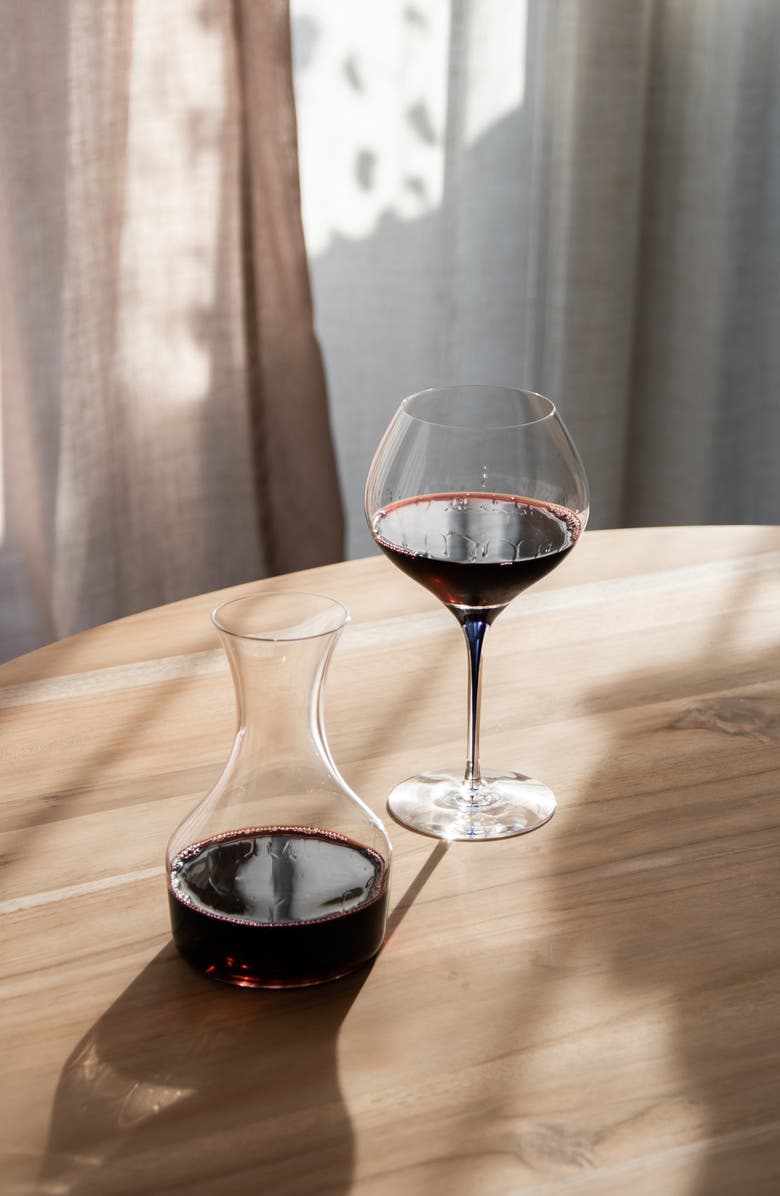 Orrefors 'Intermezzo' Bouquet Glass, Alternate, color, Clear/ Blue