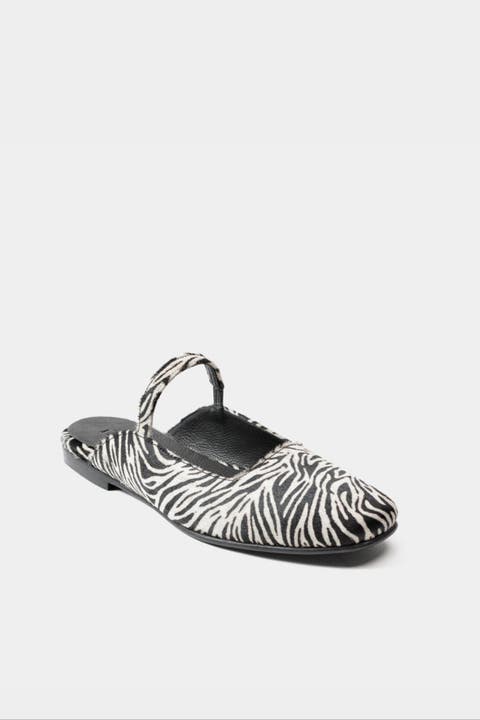 Leather Ballerinas Mara Zebra