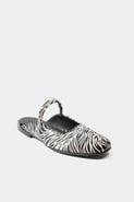 Dante Leather Ballerinas Mara Zebra