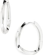 NORDSTROM RACK Demi-Fine Twist Hoop Earrings