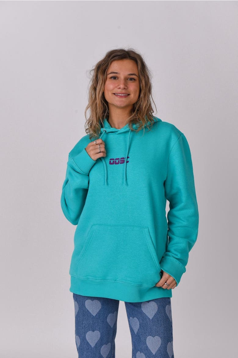 Retro OOSC Hoodie - Aqua, Alternate, color, Aqua