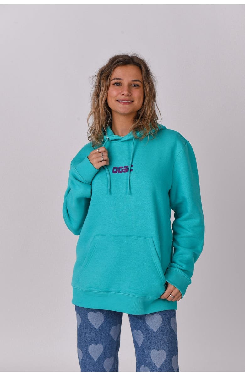 OOSC Retro OOSC Hoodie - Aqua, Alternate, color, Aqua