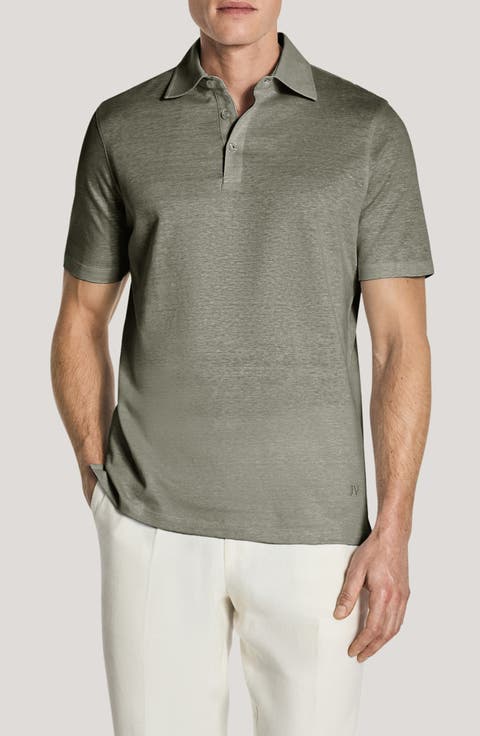 Davis Cotton & Linen Polo