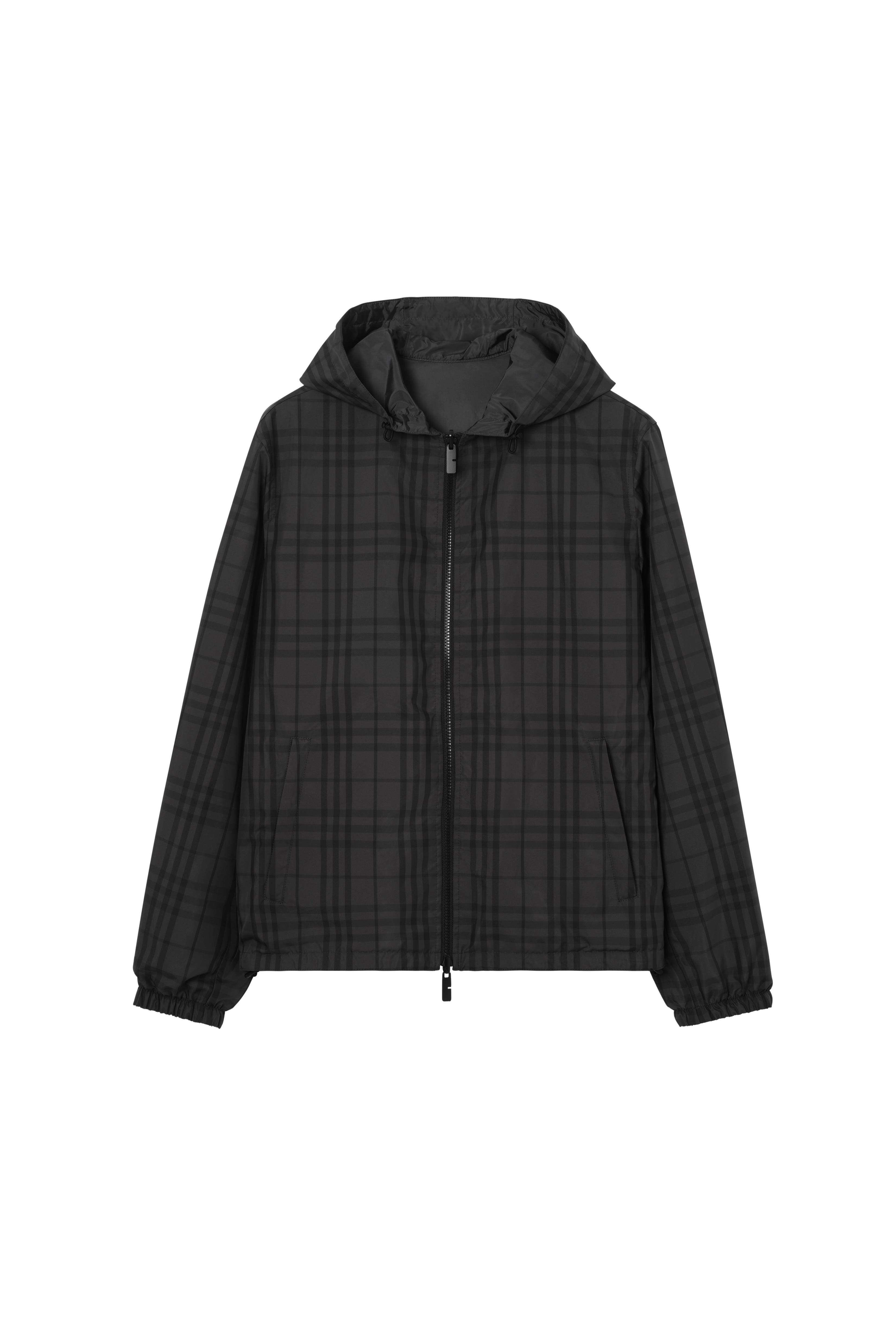 Reversible Check Hooded Jacket - image 2