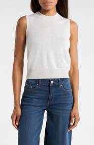DL1961 Crewneck Sleeveless Knit Top