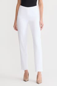 Ming Wang Knit Straight-Leg Pants