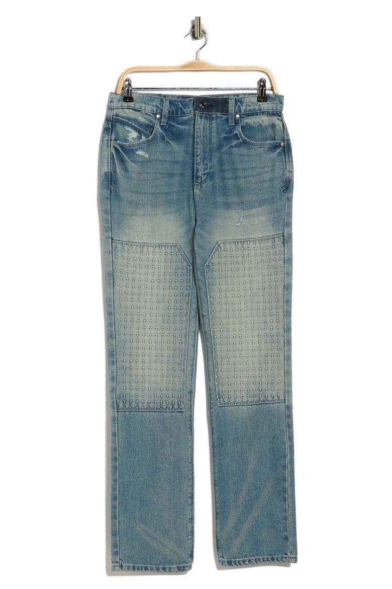 Ricardo Slim Jeans, Alternate, color, BLUE STEEL 3D CROSS