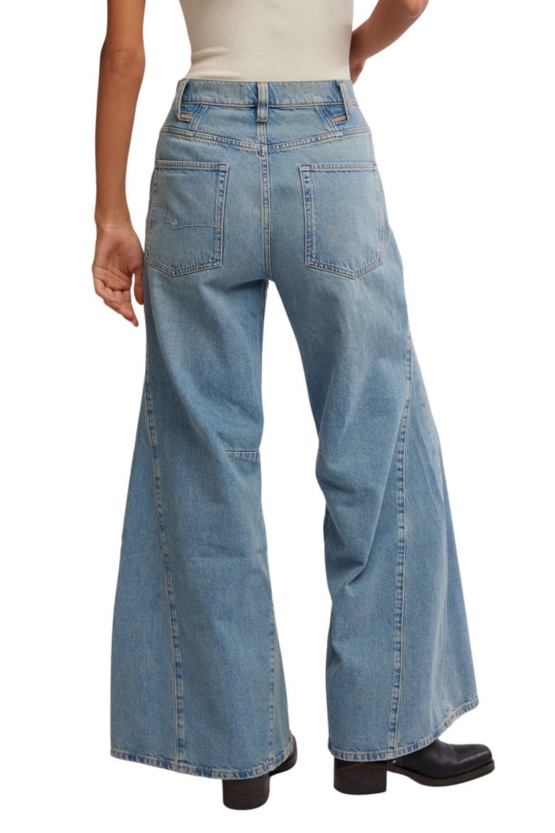 Eden High Waist Slouchy Flare Jeans, Alternate, color, FAST FORWARD