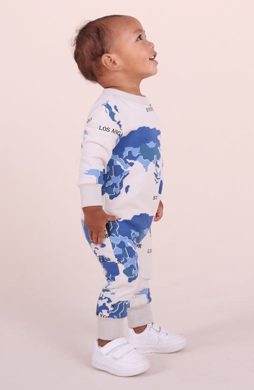 Tiny Tribe World Tour Cotton Romper In White
