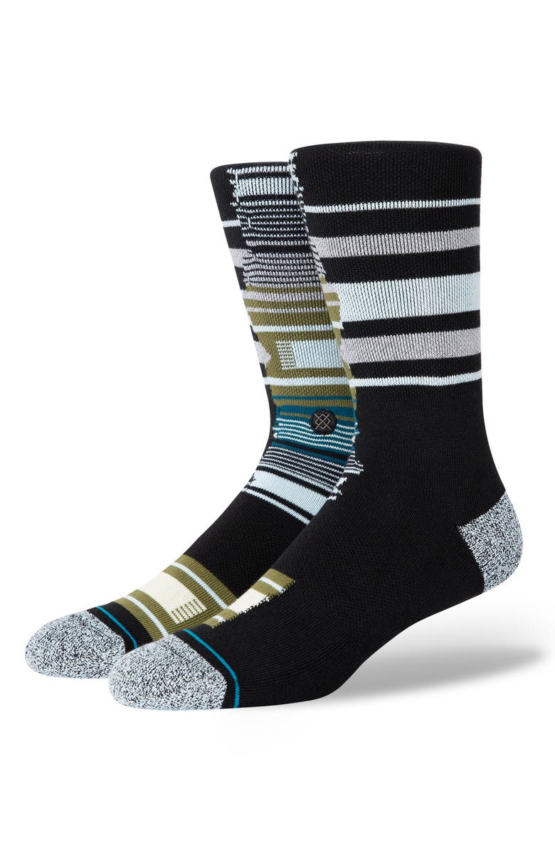 Stance Breaking Up Crew Socks, Main, color, 