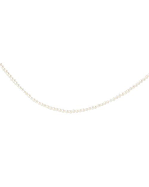 Pdpaola La Perla Essential Necklace In White