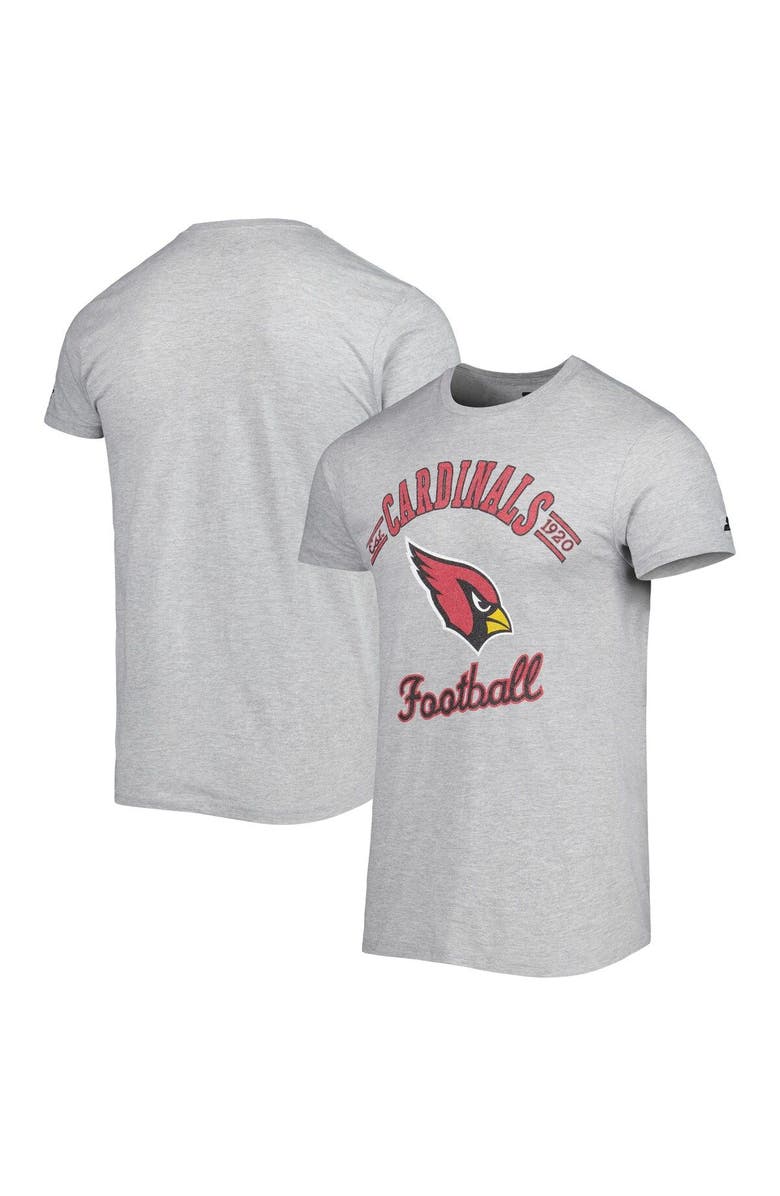 STARTER Men's Starter Heathered Gray Arizona Cardinals Prime Time T-Shirt, Main, color, Gray