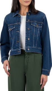 KUT from the Kloth Angela Crop Denim Jacket | Nordstrom