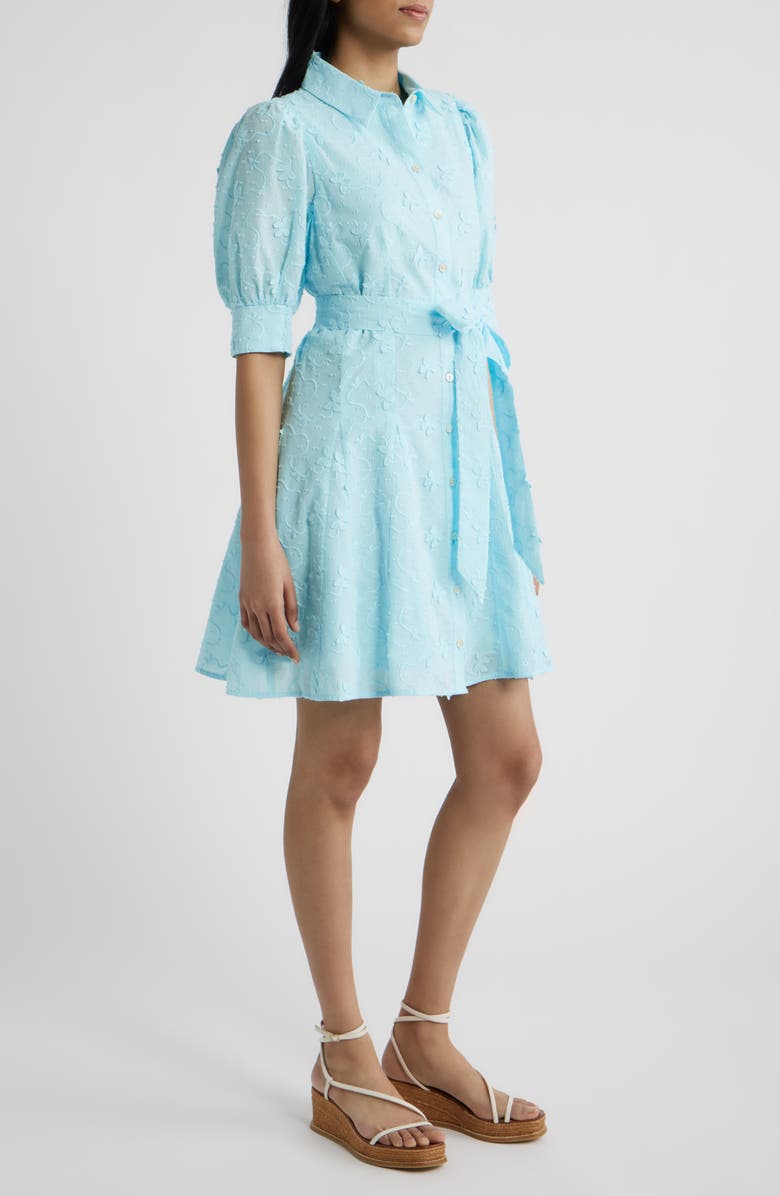 Lilly Pulitzer<sup>®</sup> Larkyn Cotton Blend Shirtdress, Alternate, color, Day Dream Blue Monarch