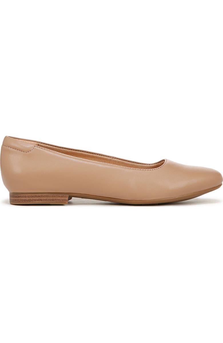 Naturalizer Kari Ballet Flat, Alternate, color, Taupe Faux Leather