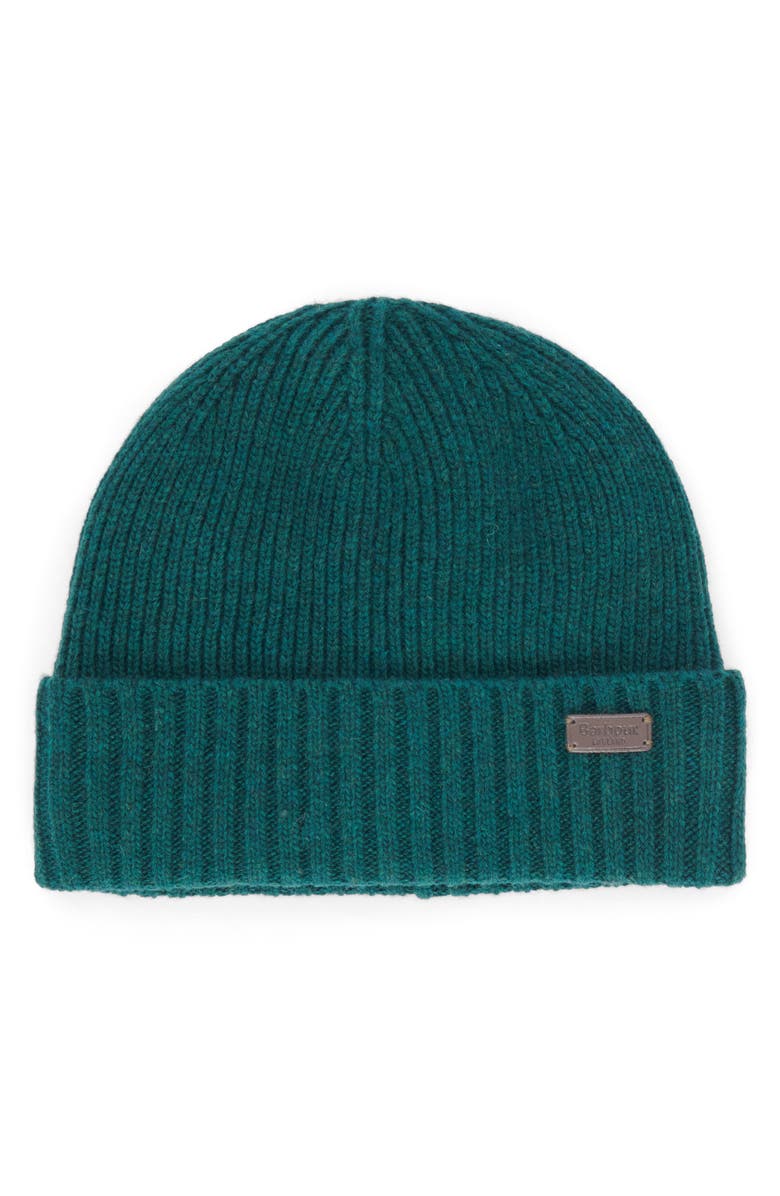 Barbour Carlton Fleece Lined Wool Blend Beanie, Main, color, 