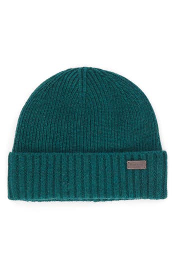Barbour Carlton Fleece Lined Wool Blend Beanie