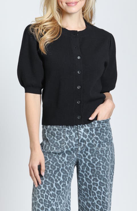 Puff Sleeve Cardigan